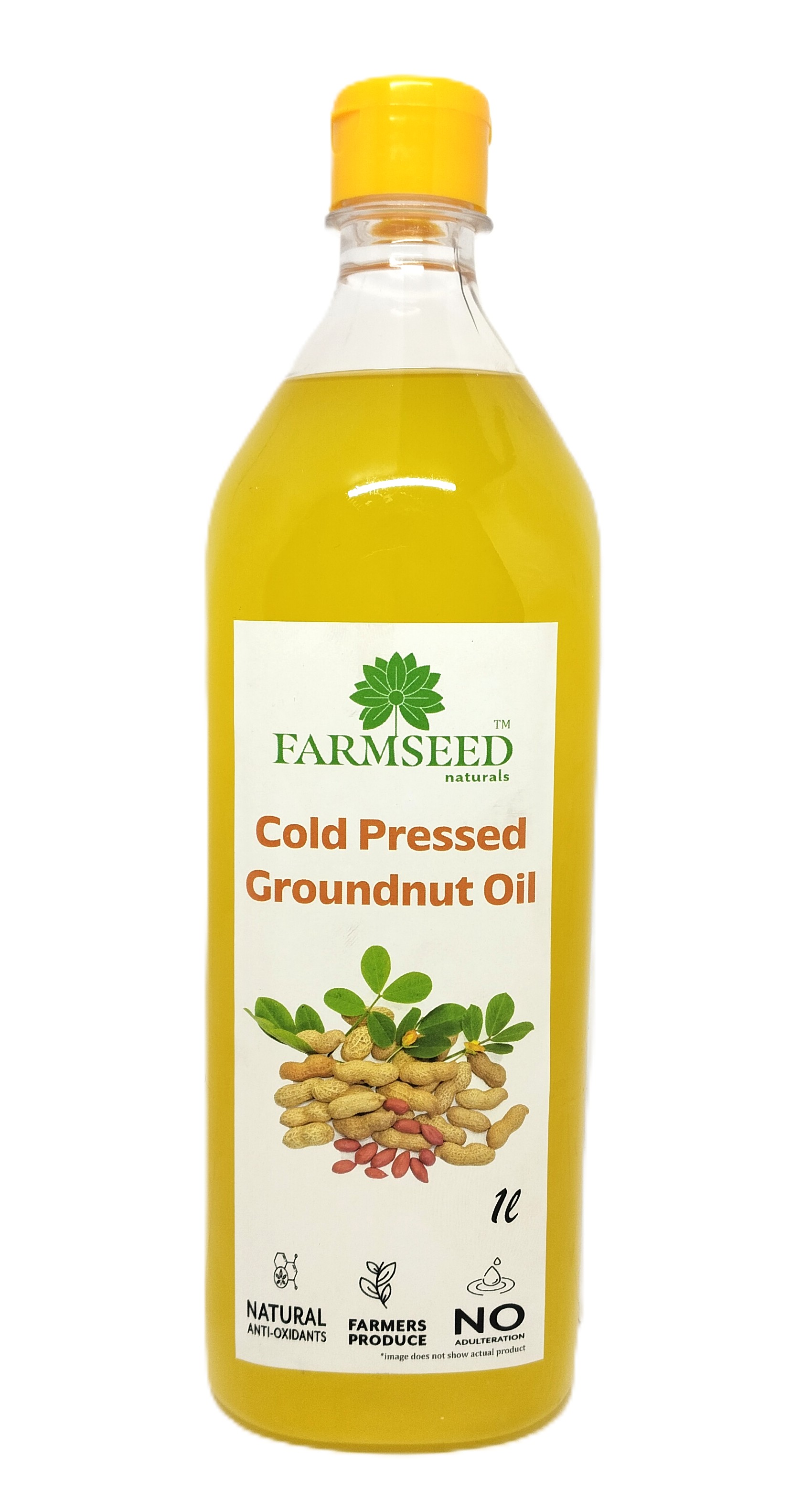 Title: FarmSeed Naturals Cold-Pressed Groundnut Oil Title: FarmSeed Naturals Cold-Pressed Groundnut Oil