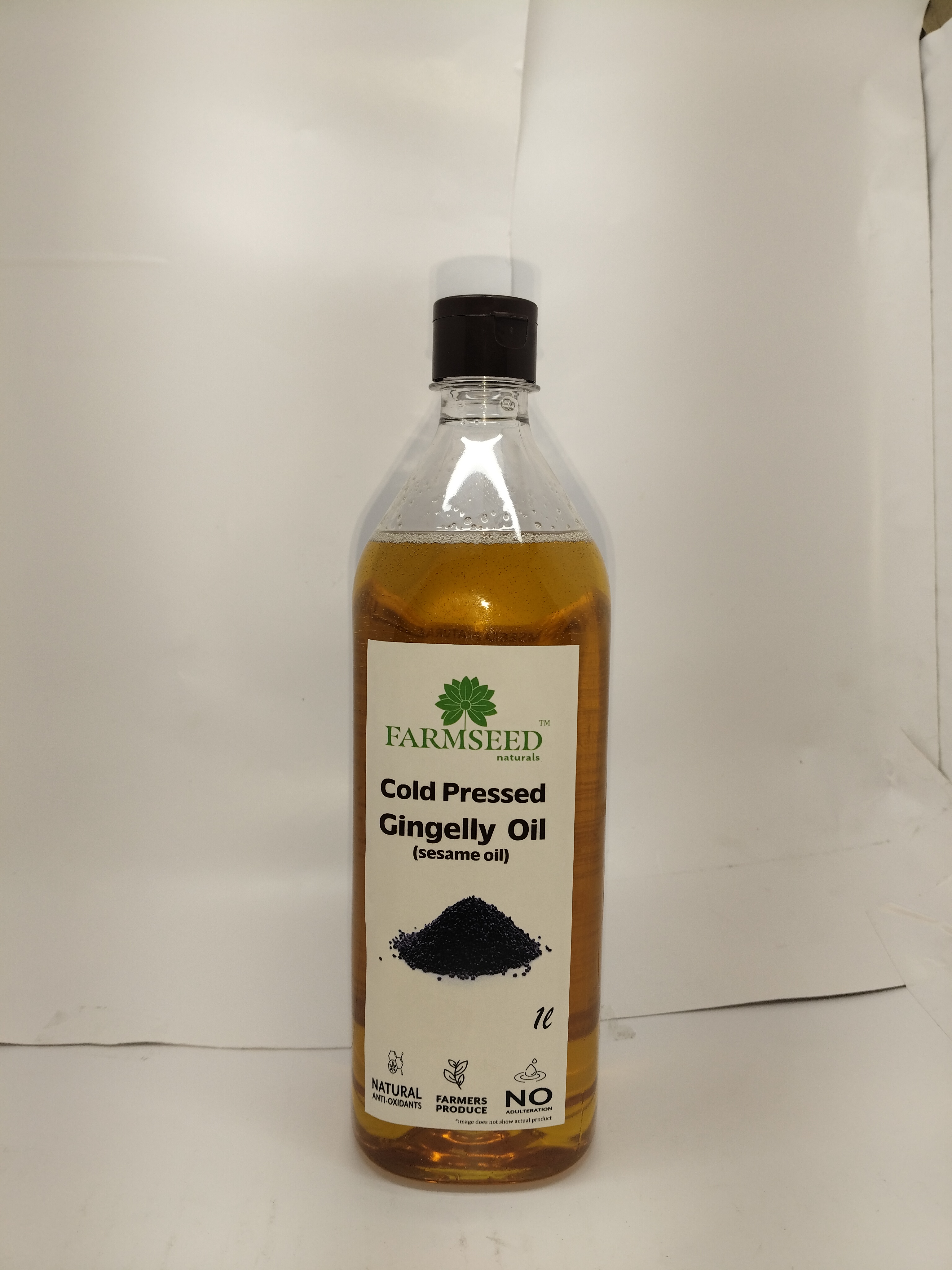 FarmSeed Naturals Cold-Pressed Gingelly Oil – 1 Litre